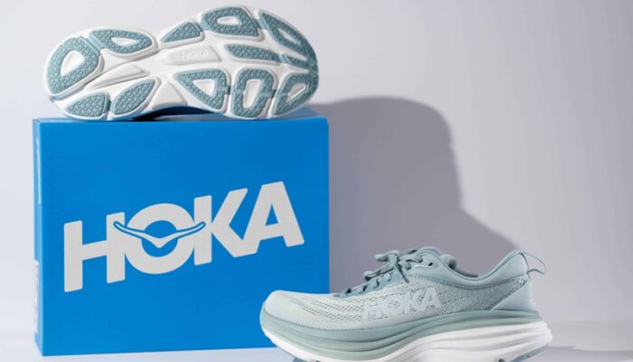 Hoka shoes and shoe boxes