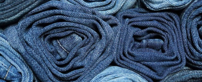 Different jeans fabrics