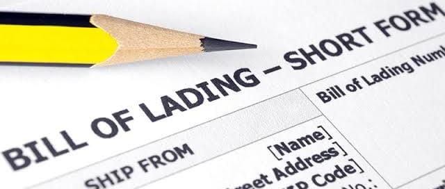 Types Of Bill Of Lading