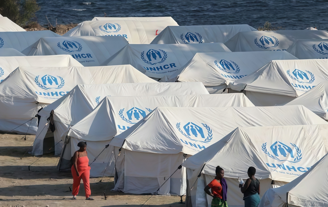 Branded disaster relief tents
