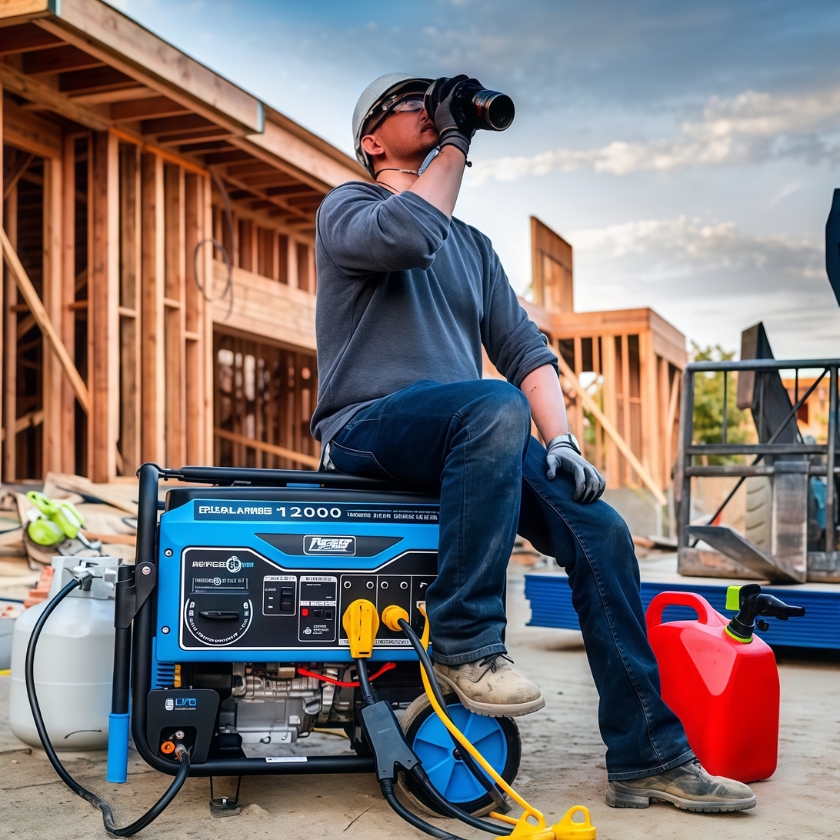 Portable diesel generators for on-site construction and maintenance work in hot environments